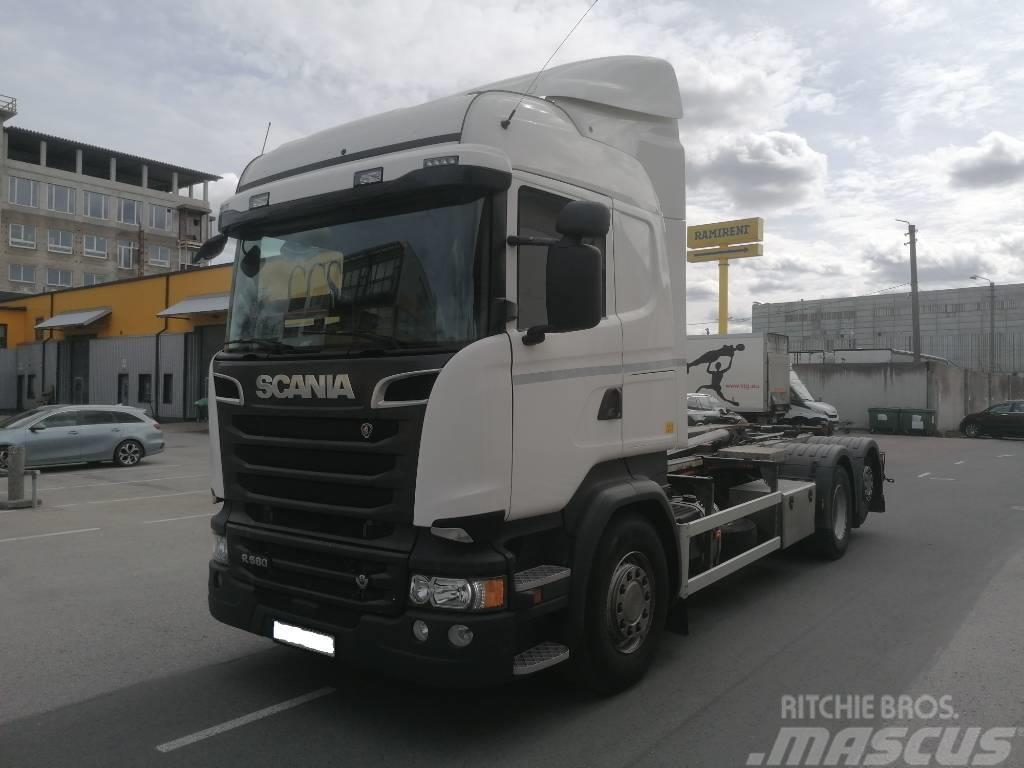 Scania R580 V8 AJK HYDROLIFT, HL20-6180 Hakowce