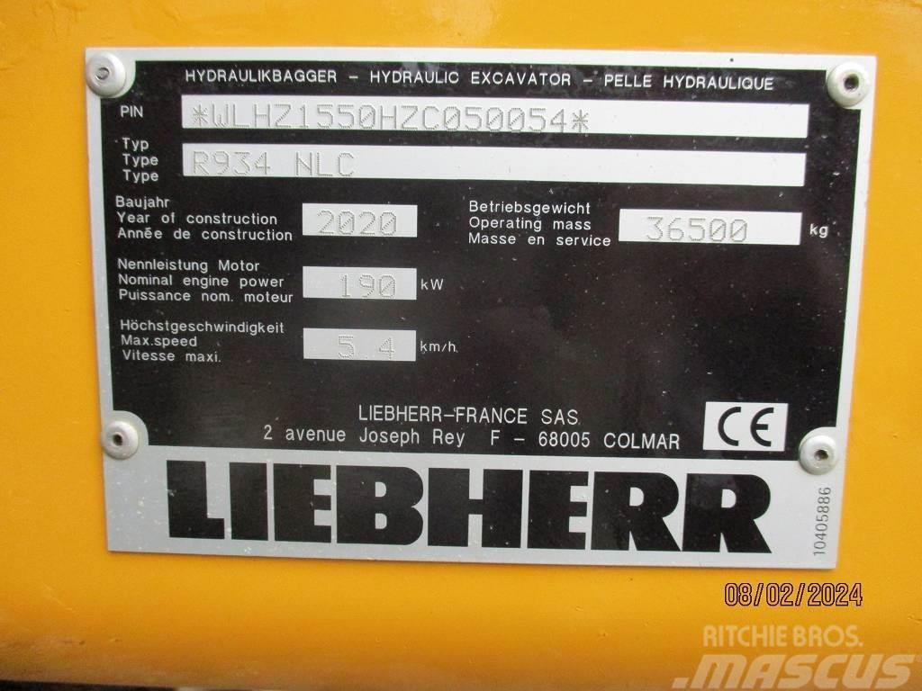 Liebherr R 934 Litronic Koparki gąsienicowe