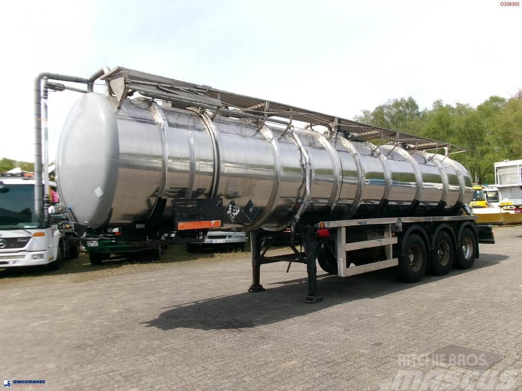  Clayton Chemical tank inox 30 m3 / 1 comp Naczepy cysterna