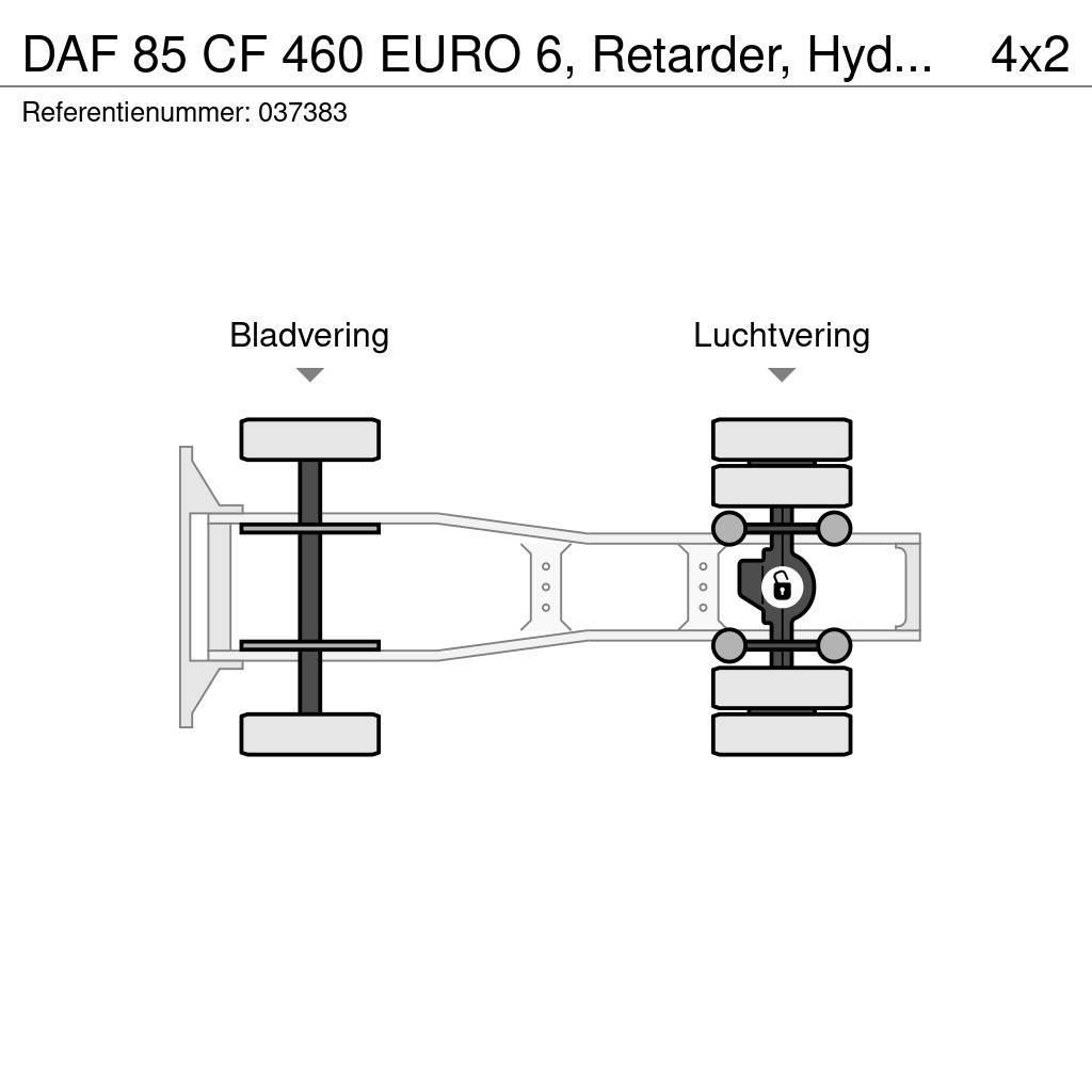 DAF 85 CF 460 EURO 6, Retarder, Hydraulic Ciągniki siodłowe