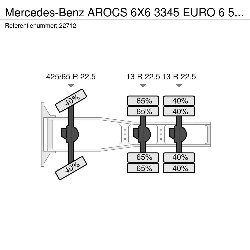 Mercedes-Benz AROCS 6X6 3345 EURO 6 535.400KM Ciągniki siodłowe
