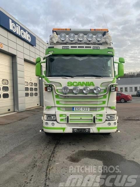 Scania R 580 8x4*4 Hook lift trucks