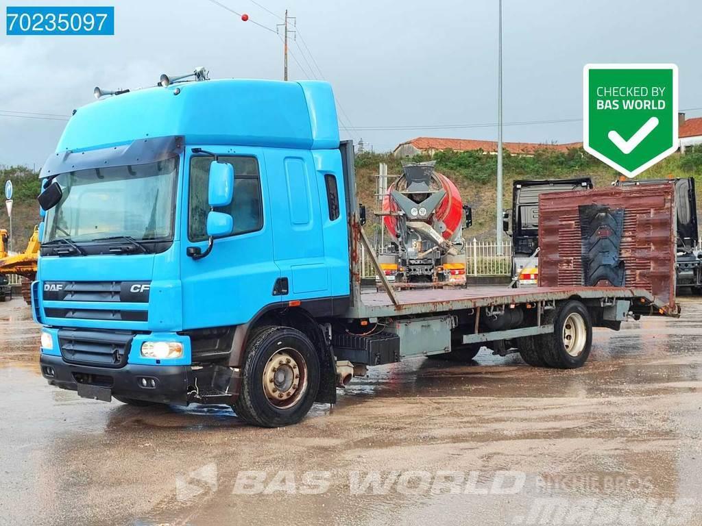 DAF CF75.360 4X2 Machine transporter Ramp Euro 4 Flatbed / Dropside trucks