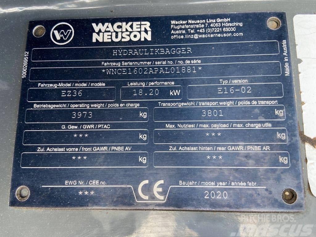 Wacker Neuson EZ36 Crawler excavators