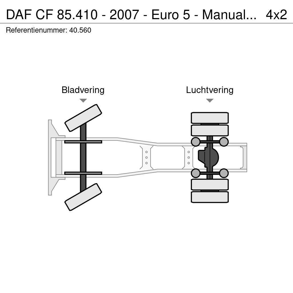 DAF CF 85.410 - 2007 - Euro 5 - Manual ZF - 40.560 Ciągniki siodłowe