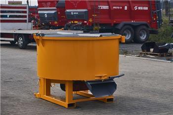 Top-Agro concret mixer, 800 L, PTO drive / bétonnière