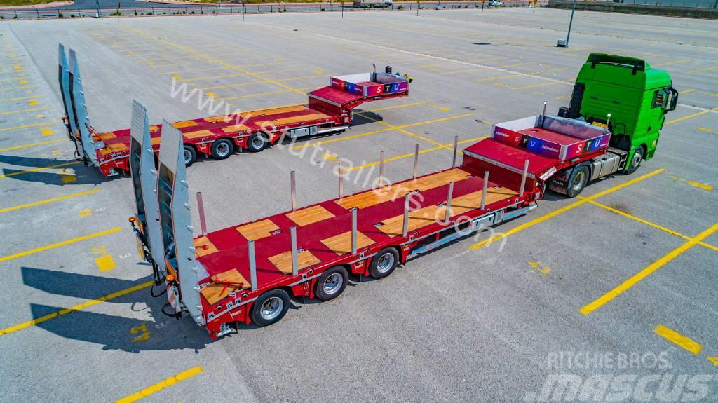  STU TRAILERS 3 AXLE EXTENDABLE LOWBED Low loader-semi-trailers