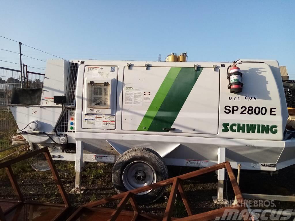 Schwing SP 2800 E Concrete pump trucks