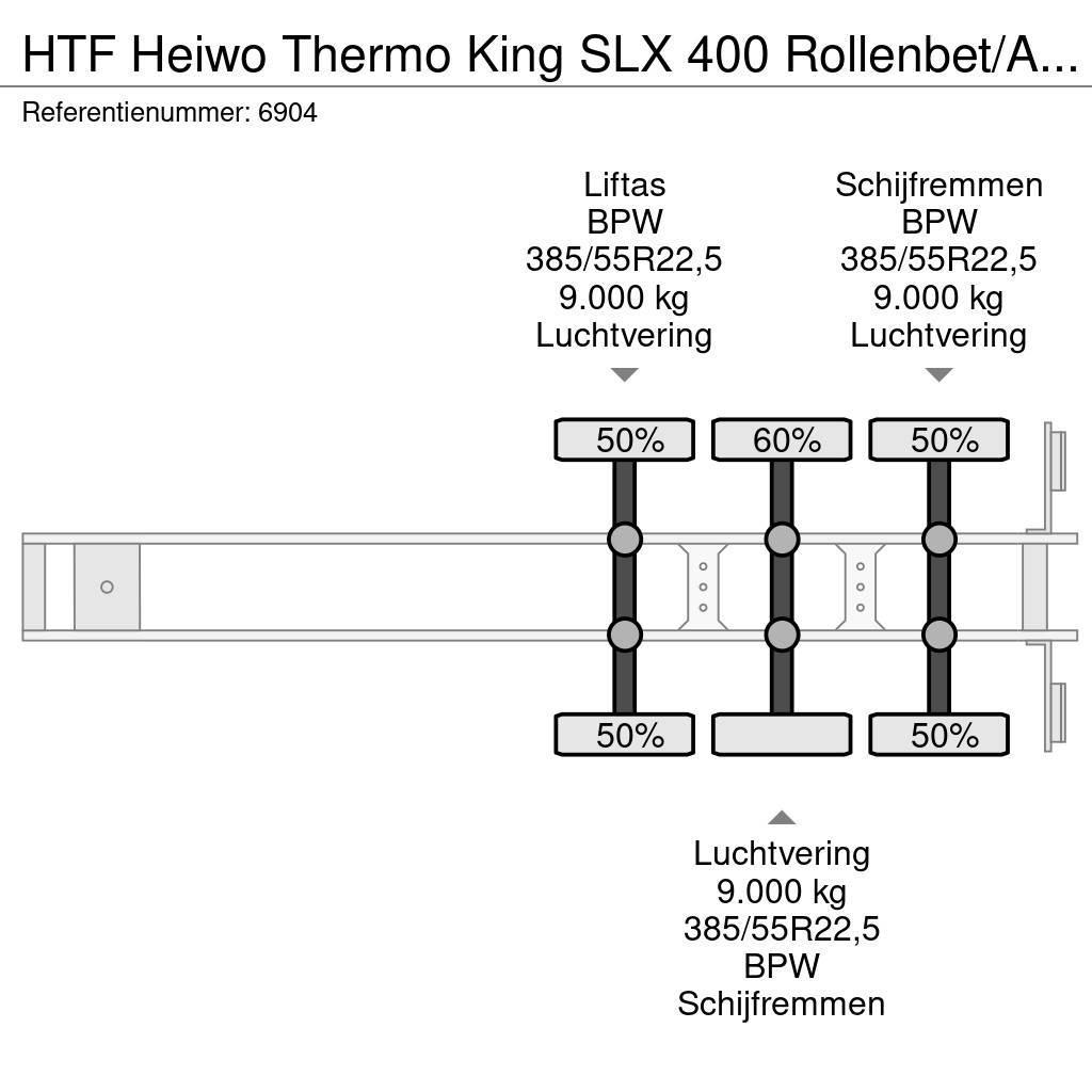 HTF Heiwo Thermo King SLX 400 Rollenbet/Aircargo Kopsc Temperature controlled semi-trailers