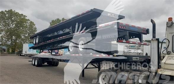 Wabash 53' STEEL AIR SLIDER, FET INCLUDED Flatbed/Dropside semi-trailers