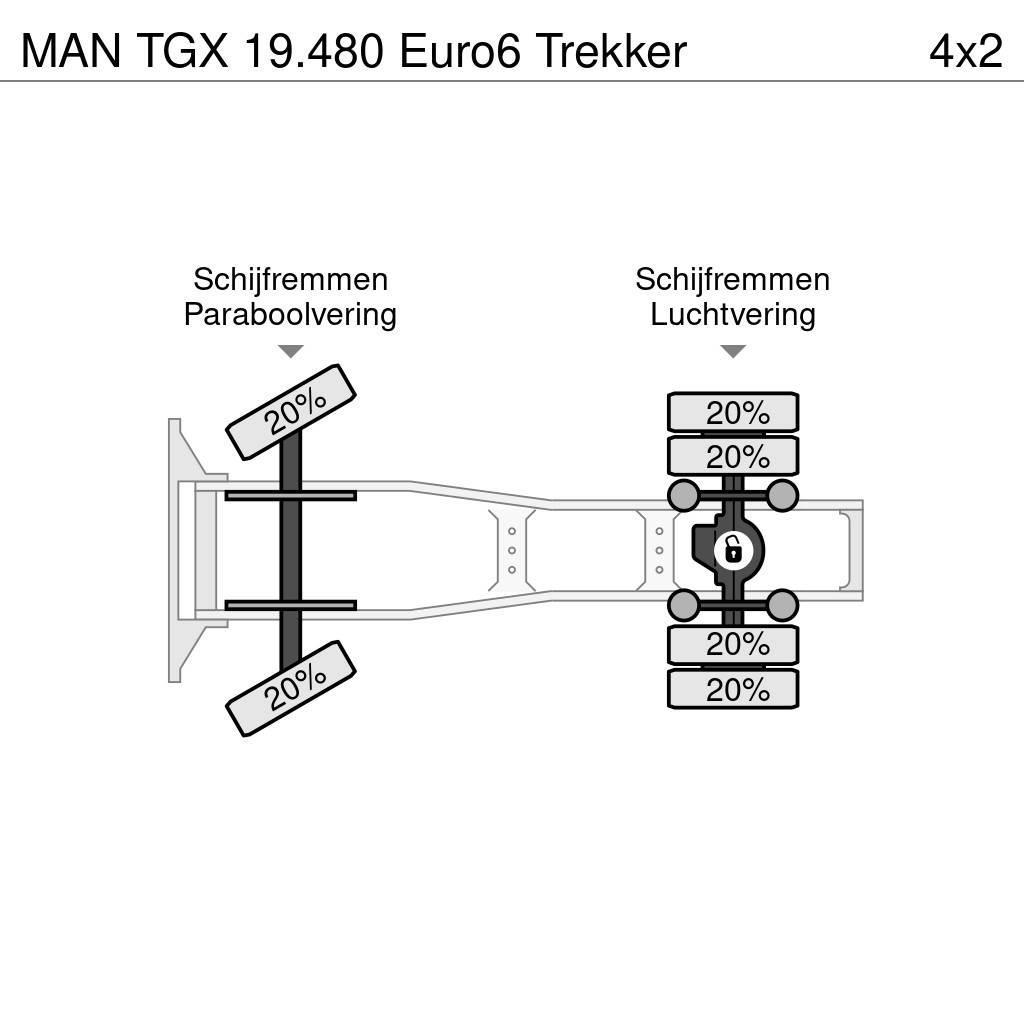 MAN TGX 19.480 Euro6 Trekker Tractor Units
