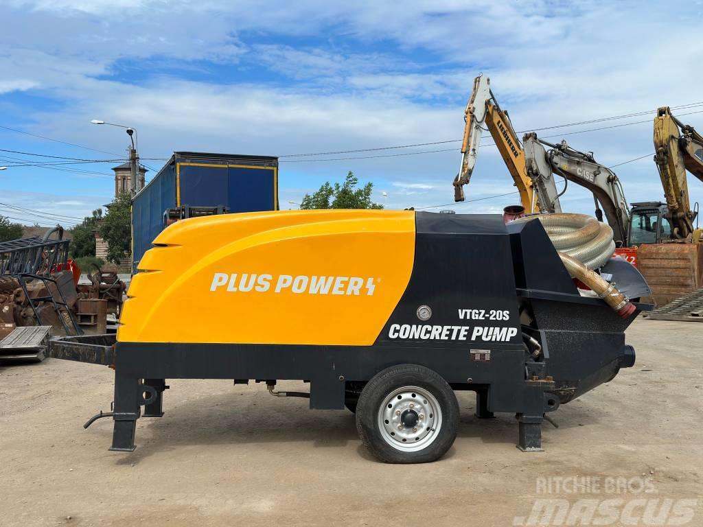  Plus Power VTGZ-20S Concrete pump trucks
