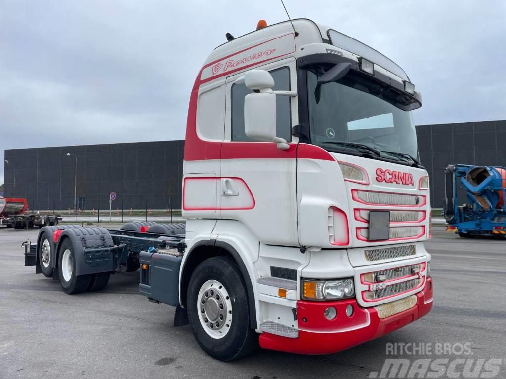 Scania R560 V8 6x2 ADR Chassis Euro 5 Chassis Cab trucks