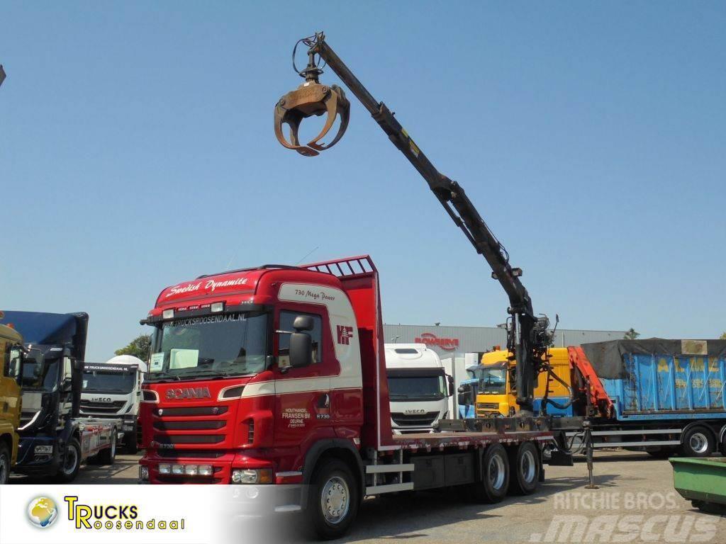 Scania R730 V8 + Euro 5 + Loglift 115Z + 6X4 + DISCOUNTED All terrain cranes