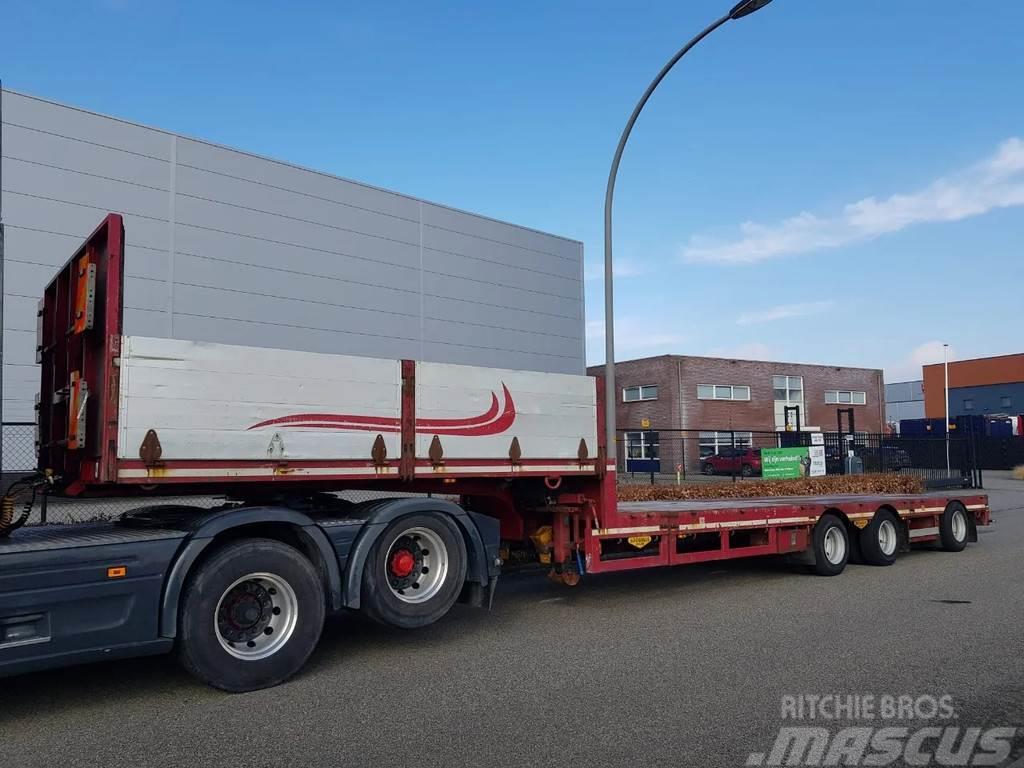Broshuis Semi - dieplader | 3 axle | 6,5 extentabl Low loader-semi-trailers