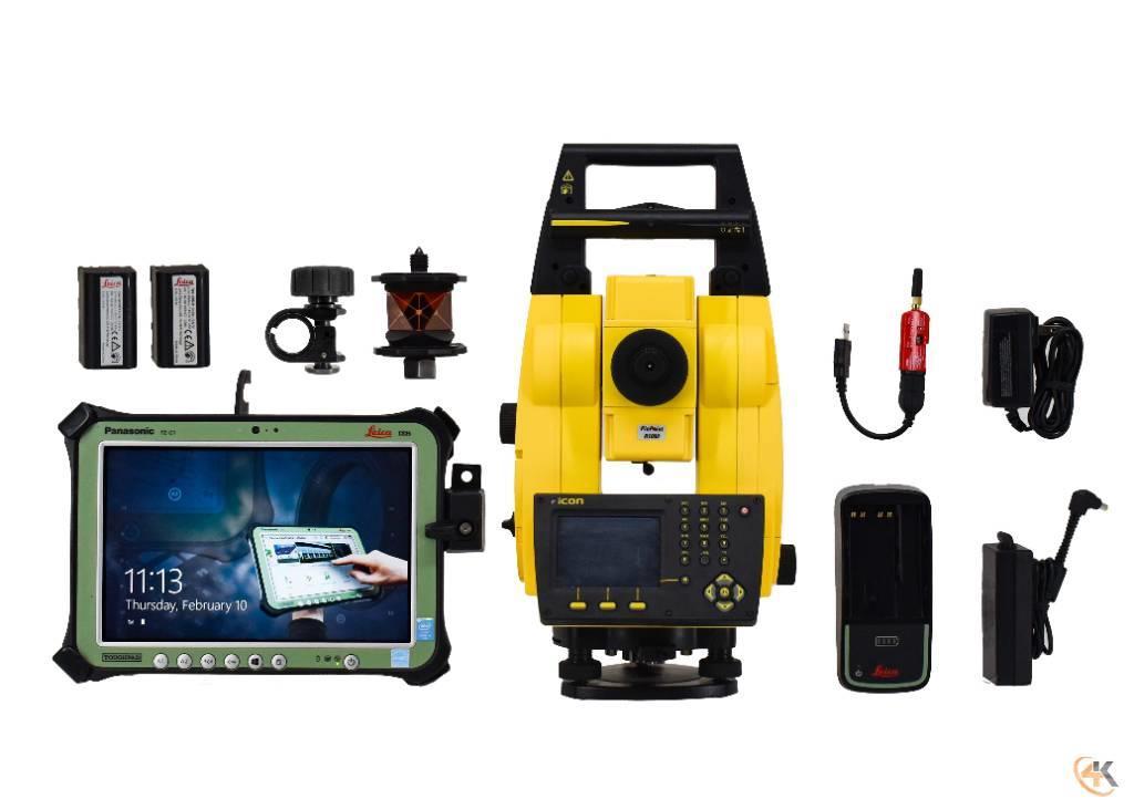 Leica ICR60 Robotic Total Station Kit w/ CS35 & iCON Other components