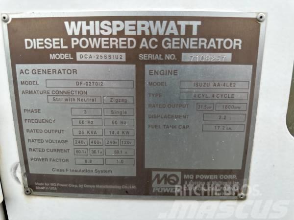 MultiQuip WHISPERWATT DCA25SSIU2 Diesel Generators