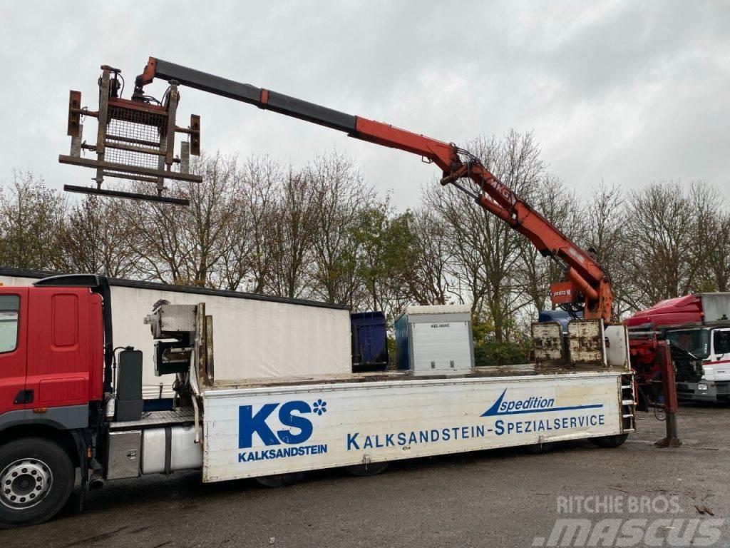 Orthaus 2 ASSIGE STEERING AXEL MKG HLK 330 VG CRANE Flatbed/Dropside semi-trailers