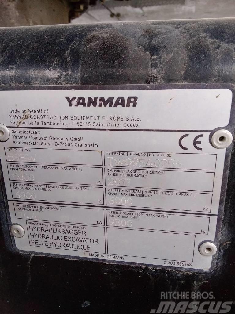 Yanmar B95W Wheeled excavators