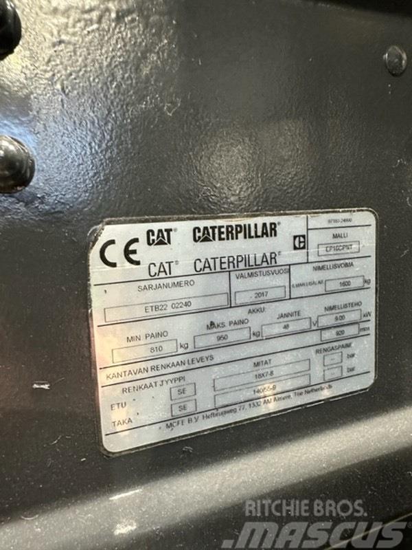 CAT EP 16 CPNT Electric forklift trucks