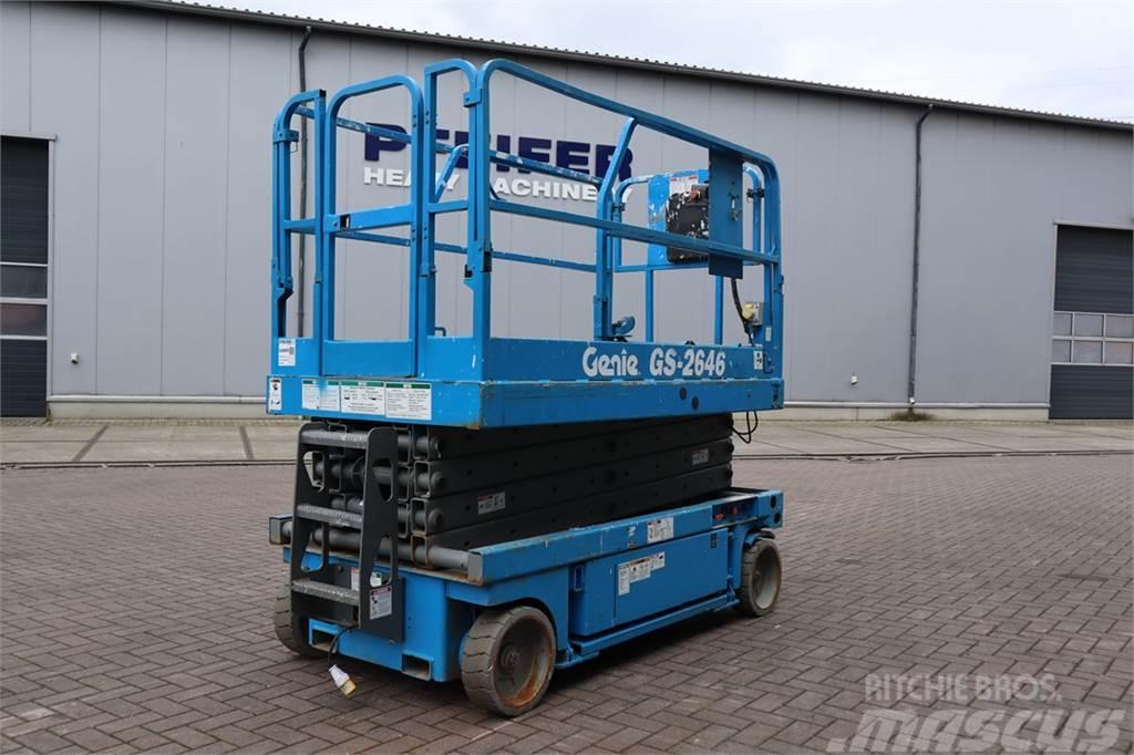 Genie GS2646  Electric, Working Height 9.80m, Capacity 4 Scissor lifts