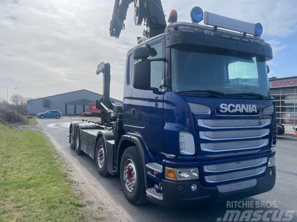 Scania R480 8x2 Hook lift trucks