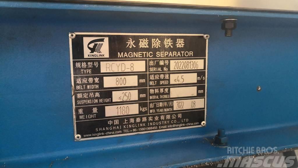 Kinglink Séparateur de fer magnétique permanent RCYD-8 Wasteplants