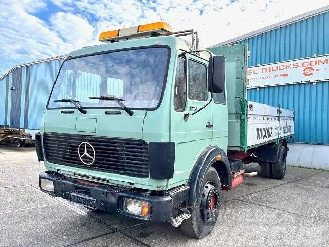 Mercedes-Benz SK 1624 V8 SLEEPERCAB WITH OPEN BOX (ZF-MANUAL GEA Flatbed / Dropside trucks