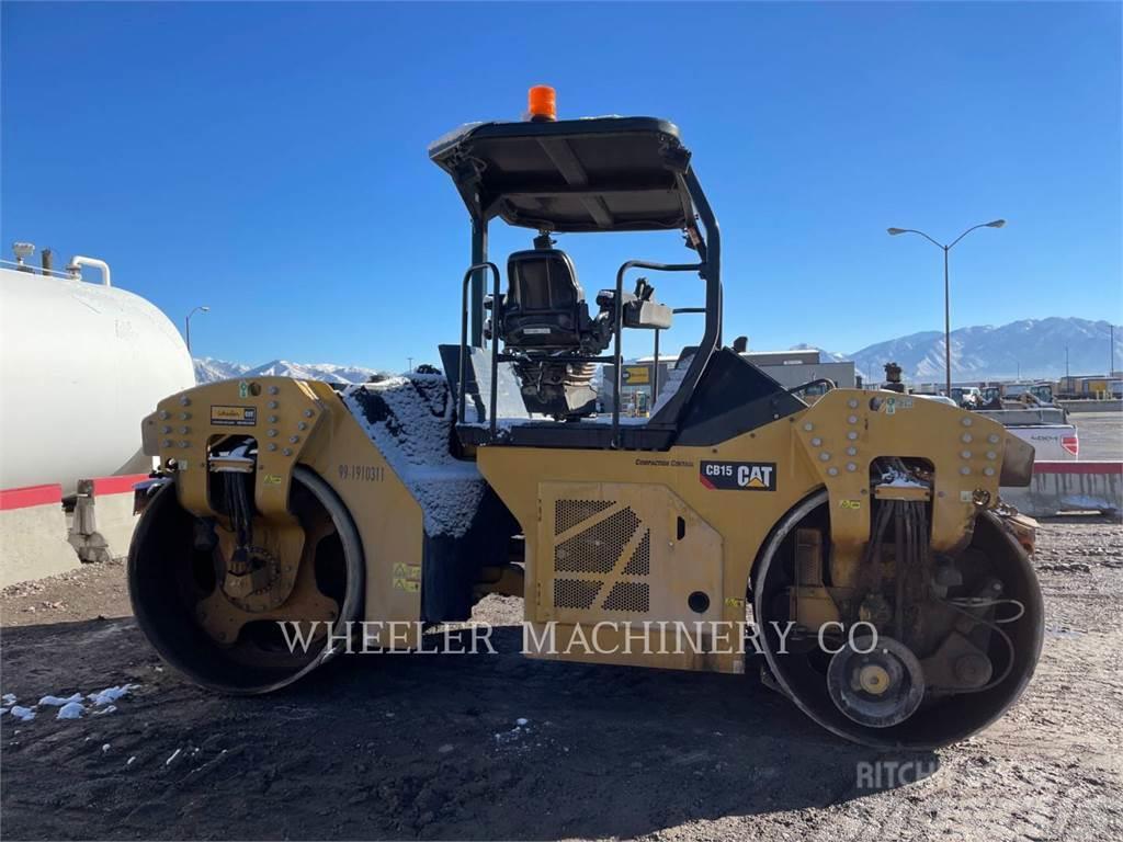 CAT CB15 CW Twin drum rollers