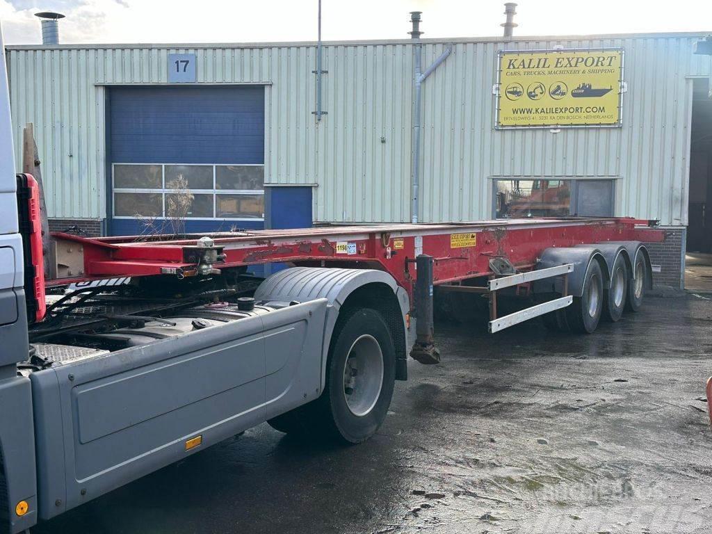 Närko S3HST Container Trailer 3 Axle BPW Containerframe semi-trailers