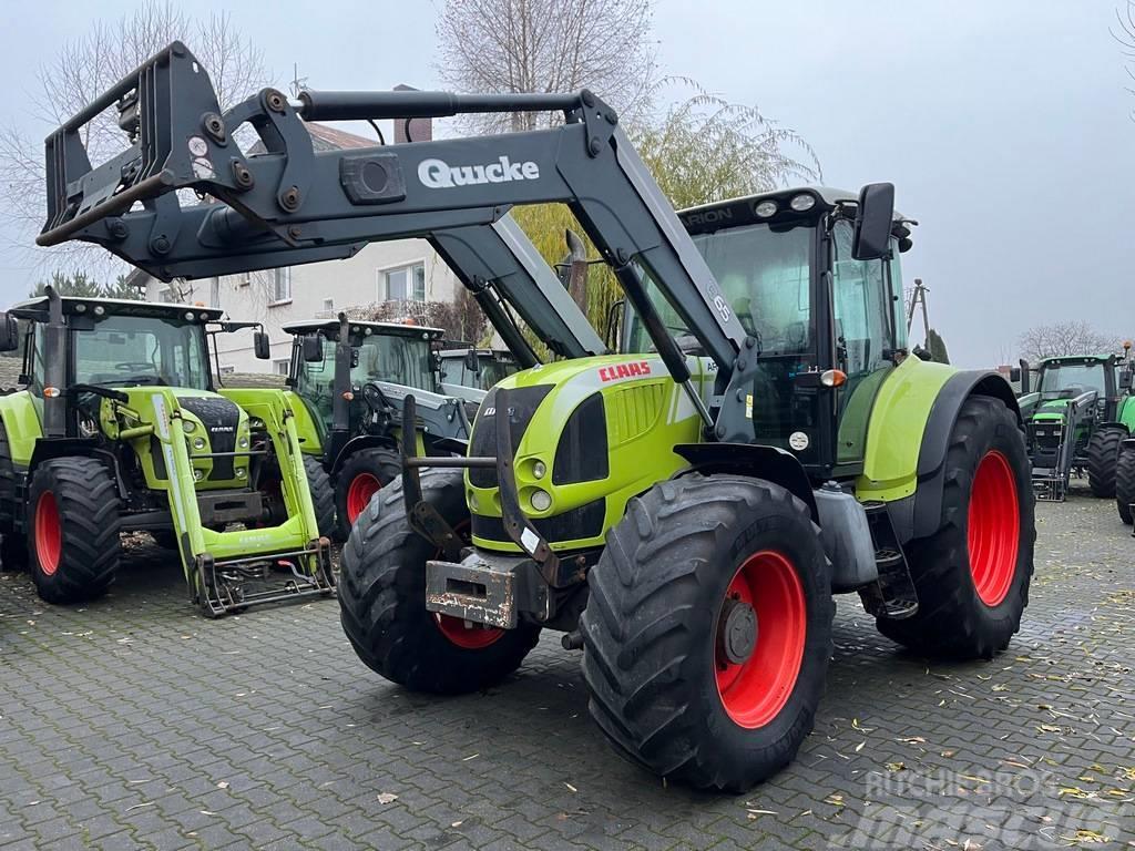 CLAAS ARION 640 CIS + QUICKE Q65 Tractors