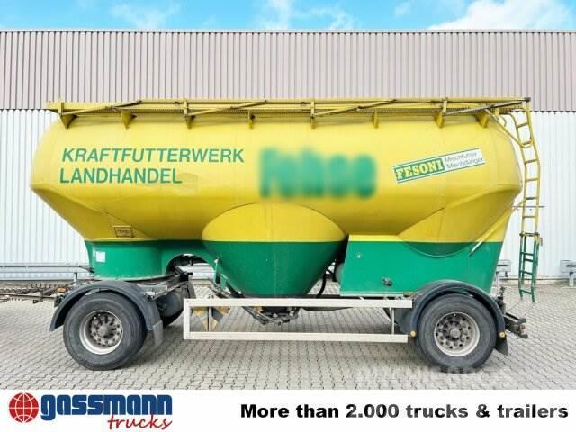 Feldbinder EUT 31.2 Silo-Anhänger, ca. 31m³, 4x Domdeckel Other trailers