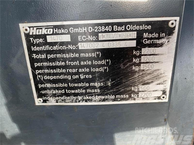 Hako Citymaster 600 Utility tool carriers