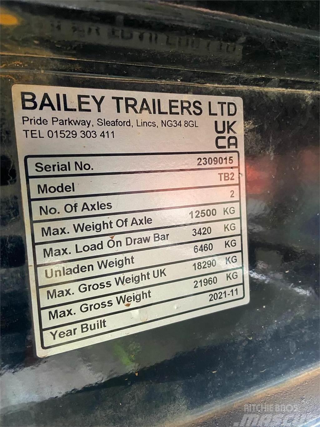 Bailey TB2 15T General purpose trailers
