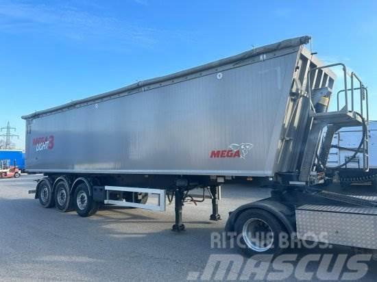 MEGA LIGHT ALU-KIPPMULDE 55M³ , KOMBIKLAPPE, SAF-ACHSEN Tipper semi-trailers