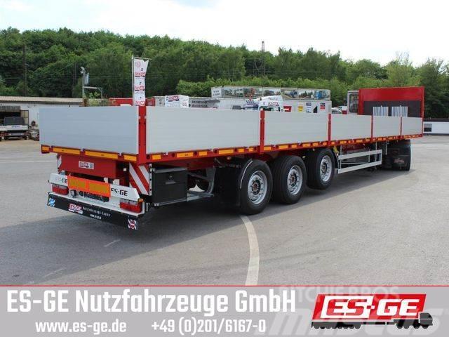 Es-ge 3-Achs Sattelanhänger -Bordwände - CV Low loader-semi-trailers