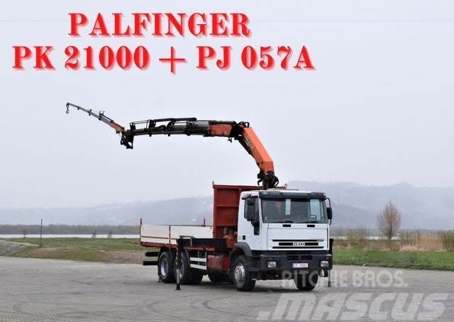 Iveco Eurotrakker 280E35* KRAN +JIB PJ057A/ FUNK*6x4 Crane trucks