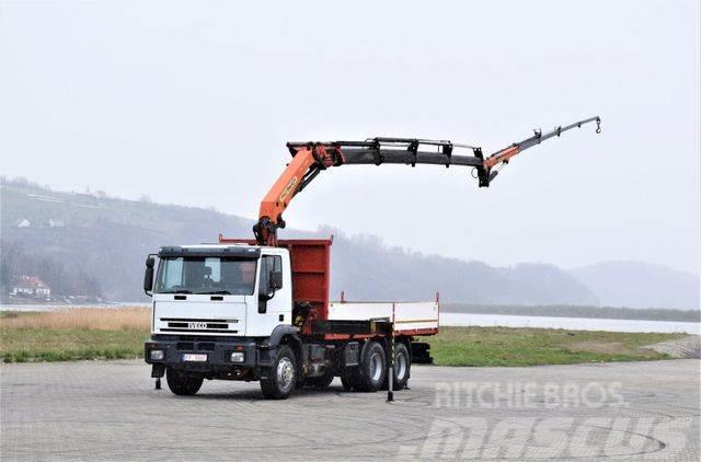 Iveco Eurotrakker 280E35* KRAN +JIB PJ057A/ FUNK*6x4 Crane trucks
