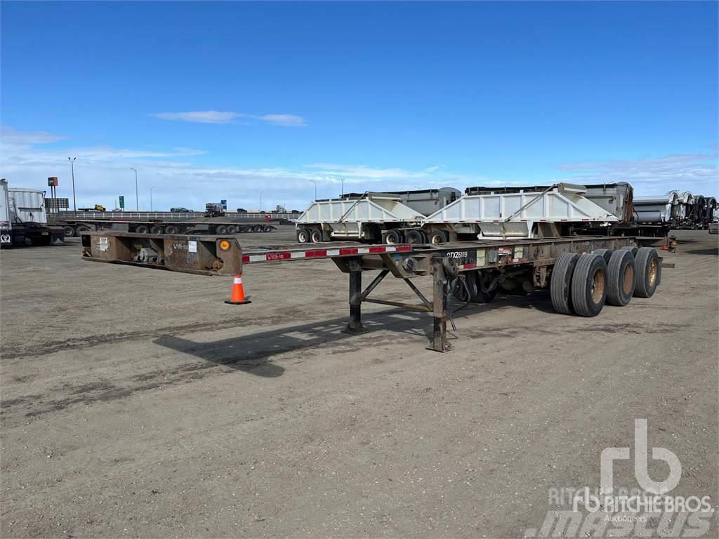 Max Atlas 40 ft Tri/A Extendable Containerframe trailers