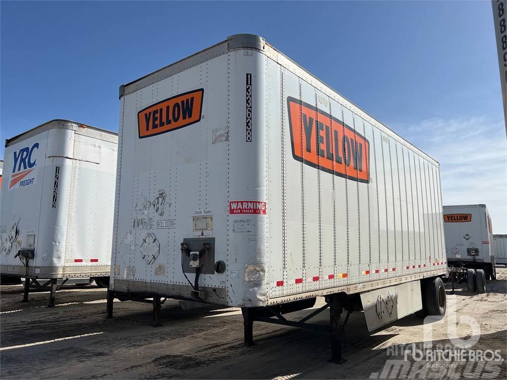 Wabash 28 ft x 102 in S/A Box body semi-trailers