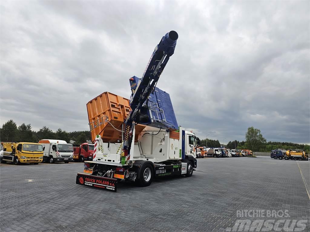 MAN RSP ESE 18/4-KM Saugbagger vacuum cleaner excavato Combi / vacuum trucks