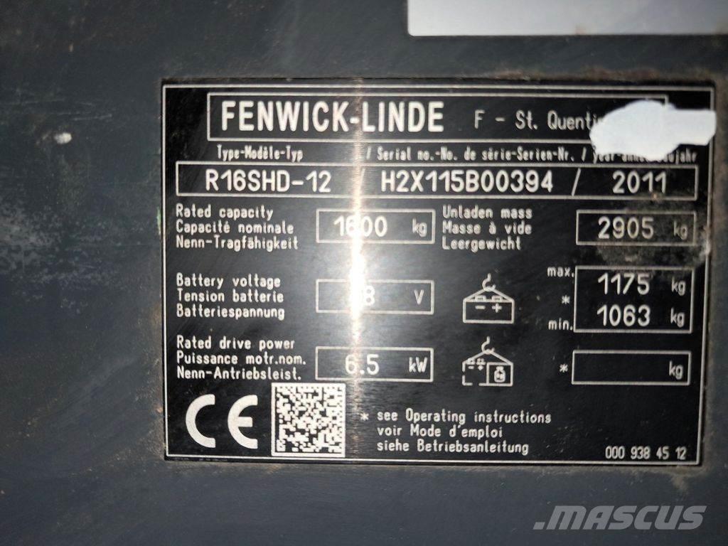 Linde R16SHD-12 Wózki widłowe wysokiego składowania