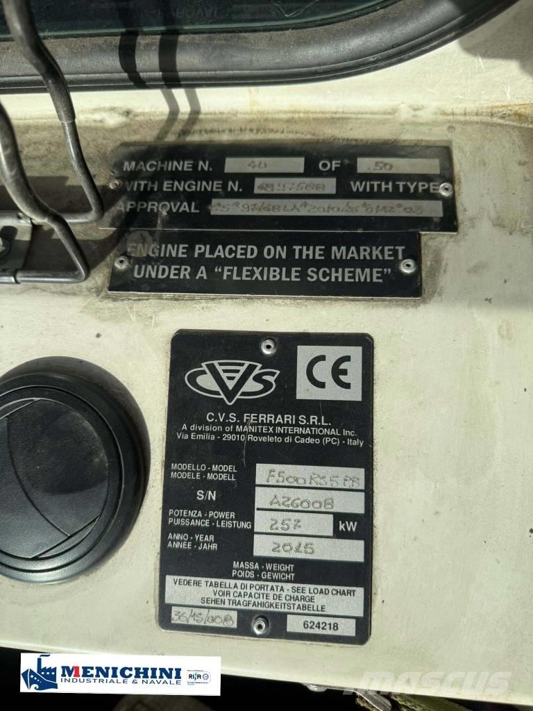 CVS Ferrari F500 Wózki typu Reachstacker