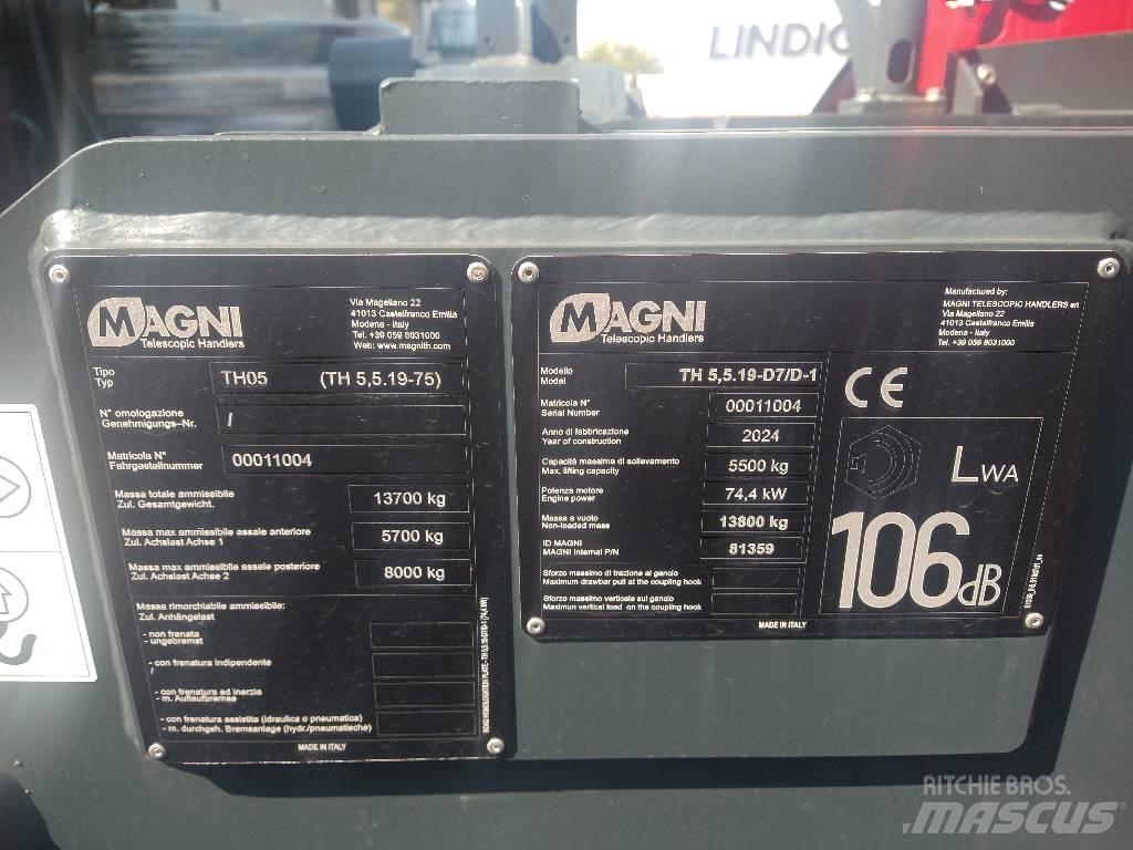 Magni TH 5.5 19 P Ładowarki teleskopowe