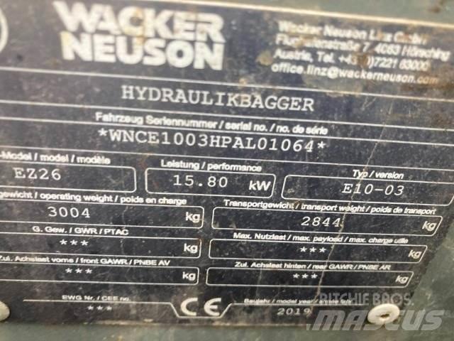 Wacker EZ26 Minikoparki