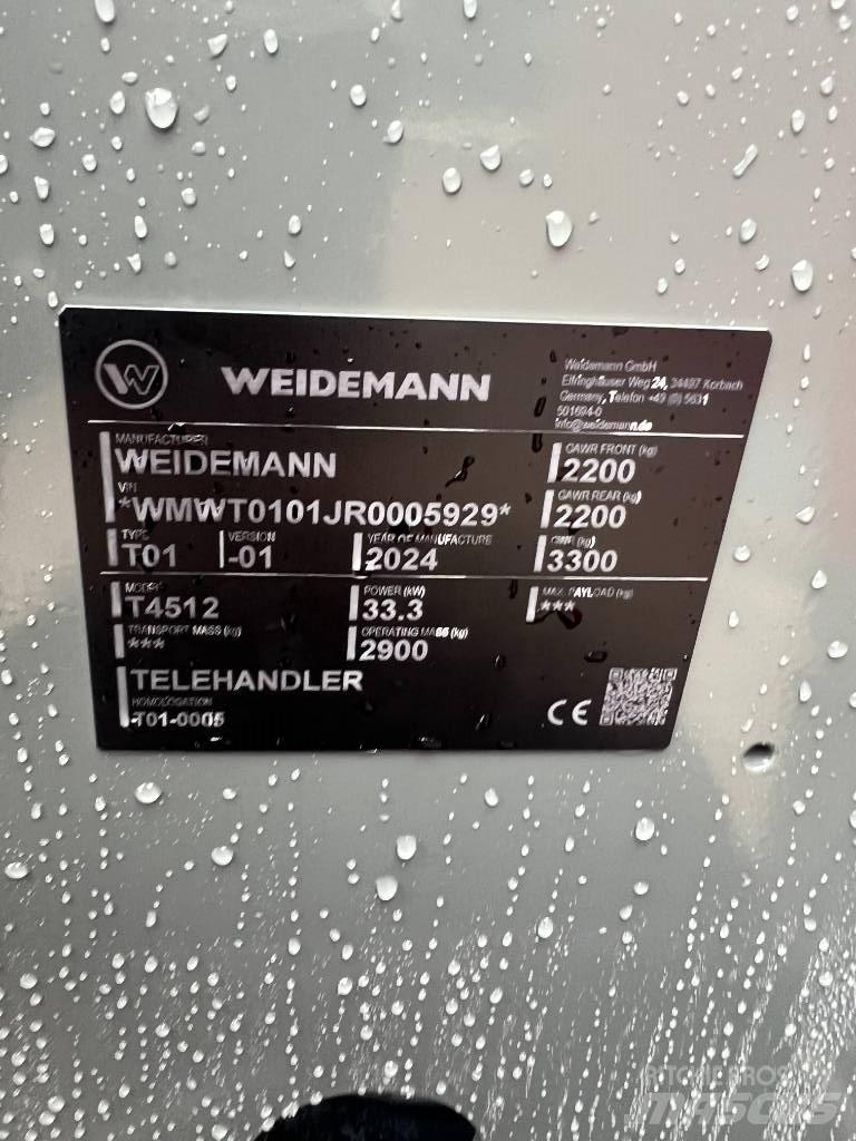 Weidemann 4512 Ładowarki rolnicze