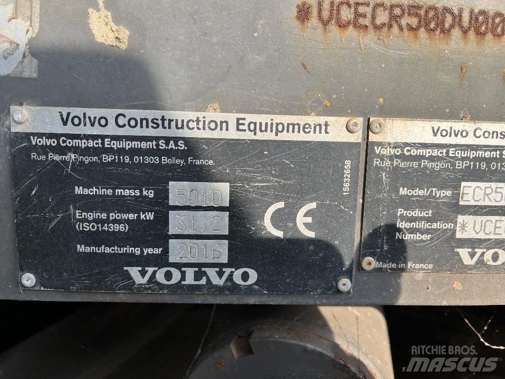 Volvo ECR 50 D Minikoparki