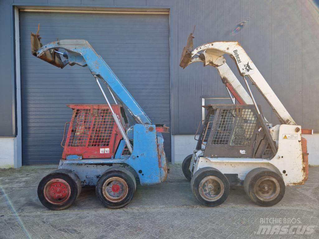 Bobcat 763 H.  2x Ładowarki burtowe