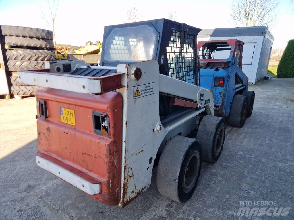 Bobcat 763 H.  2x Ładowarki burtowe