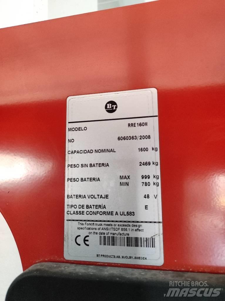 BT RR E 160 M Wózki widłowe wysokiego składowania